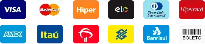 Formas de pagamento disponíveis no checkout